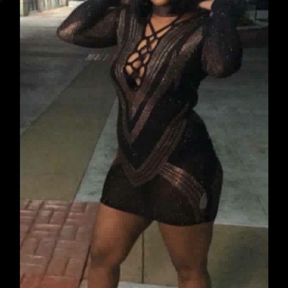 Rhinestone dress - Picture 1 of 1